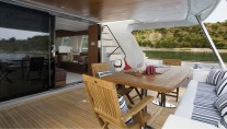 ULISSE -  Aft Deck dining
